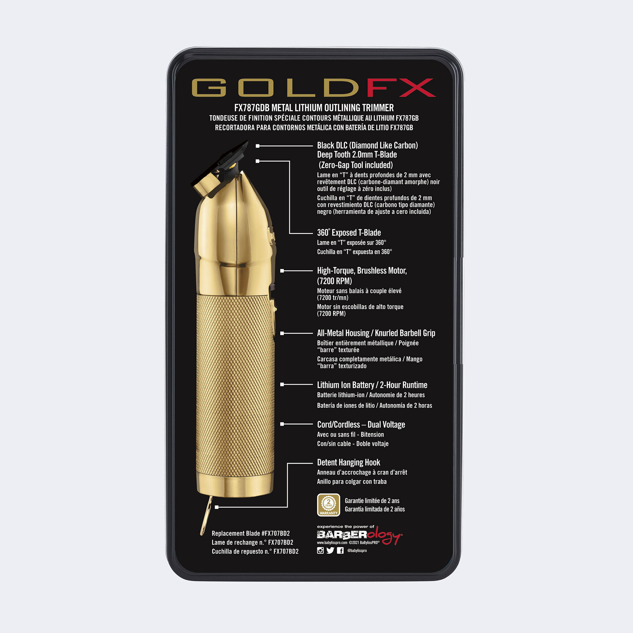 Babyliss Pro GOLD FX787G☆ベビリスバリカン 健康 | neuenhagen-info.de